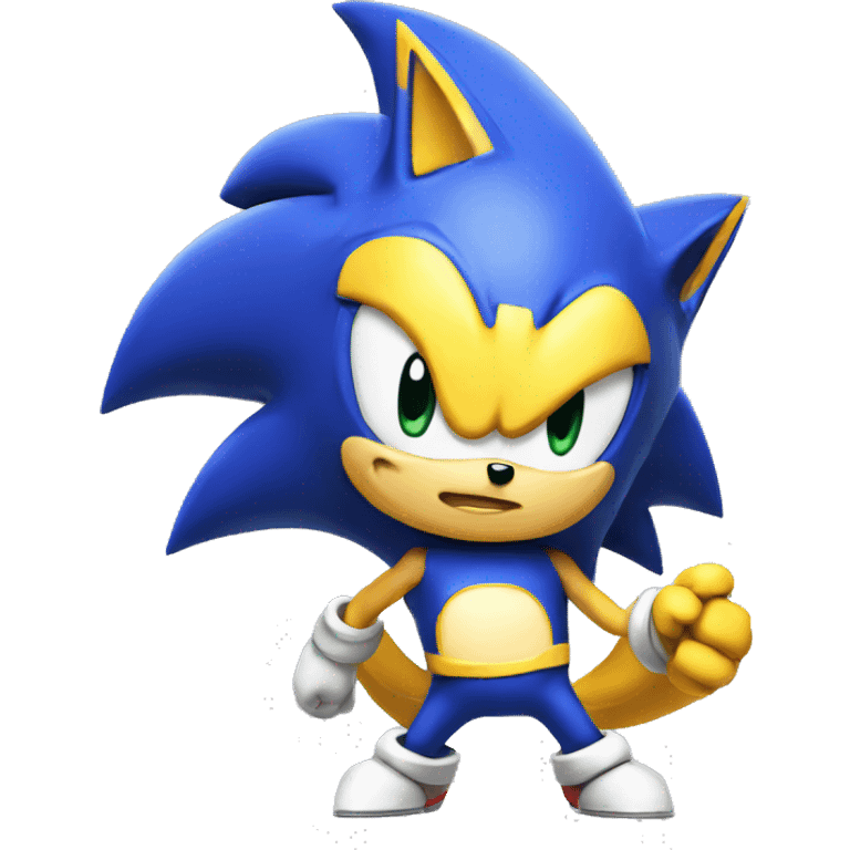 Super mega sonic emoji