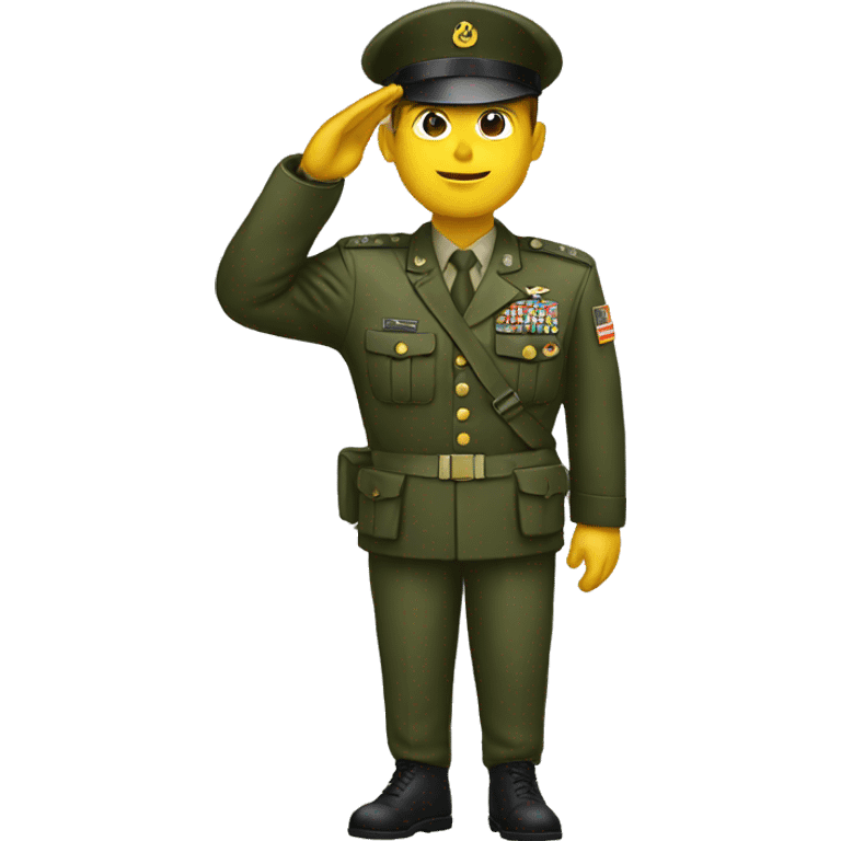 Soldier salute emoji