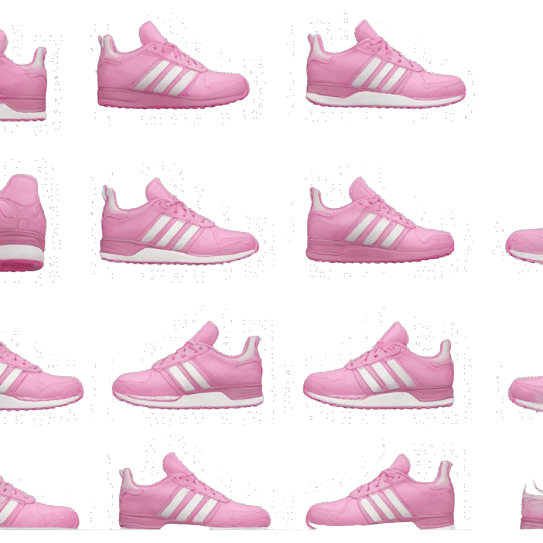 adidas sneakers pink  emoji