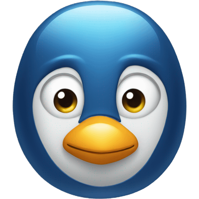 blue pinguin emoji