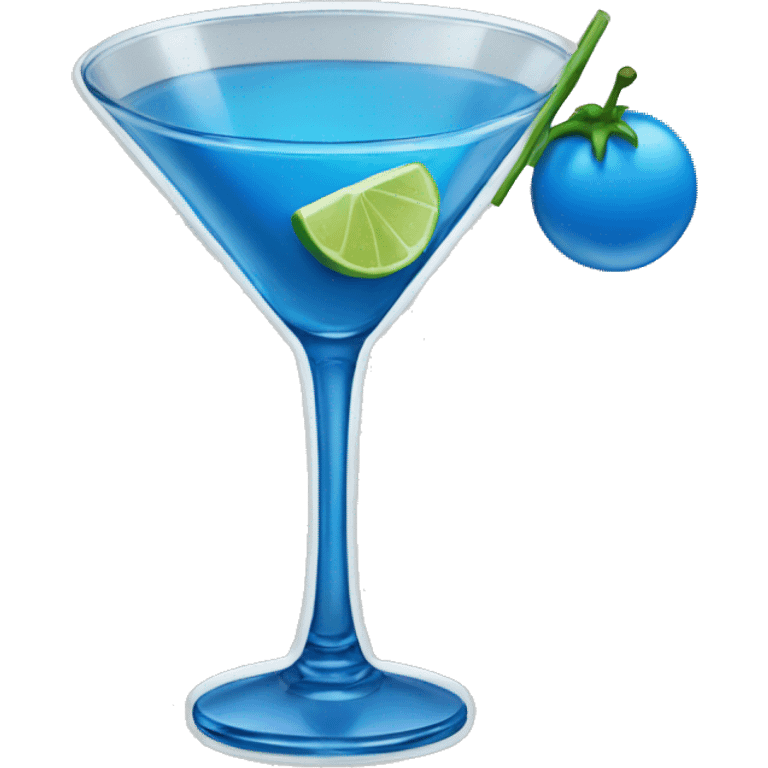 blue martini emoji