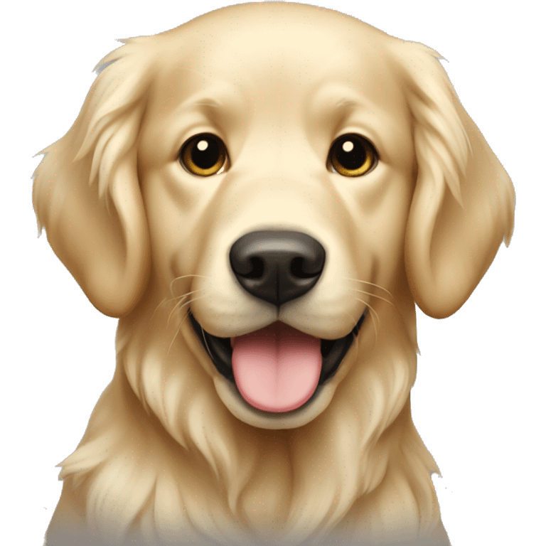 Golden Retriever cream emoji