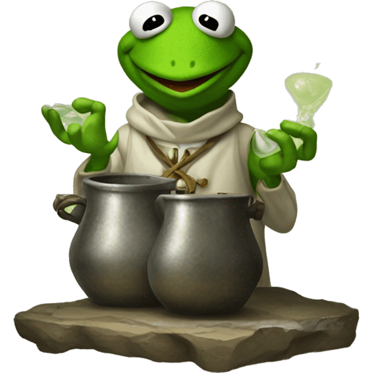 Kermit the Frog Alchemist emoji