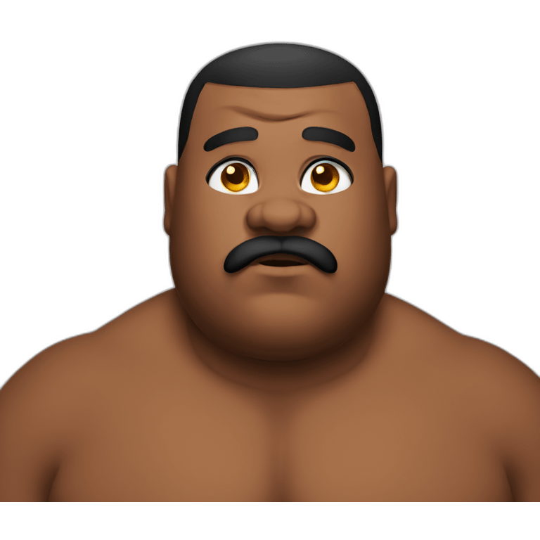 Fat boxer emoji