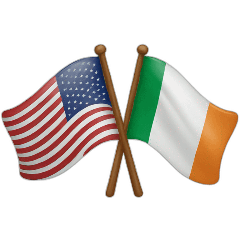 ireland and usa flag emoji