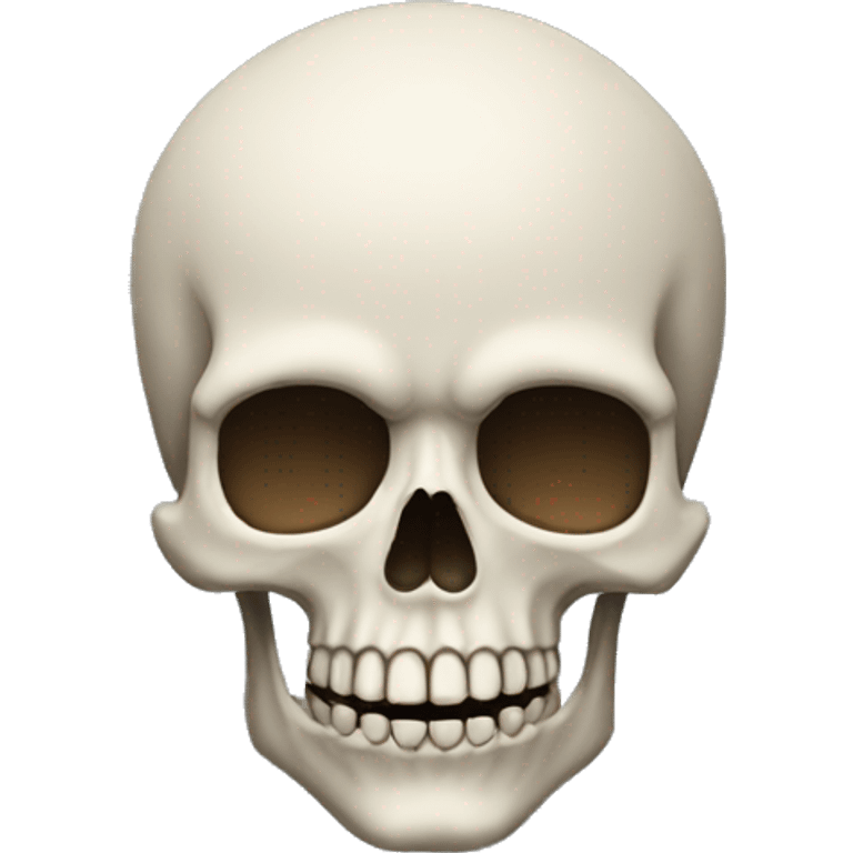 emoji with skull emoji