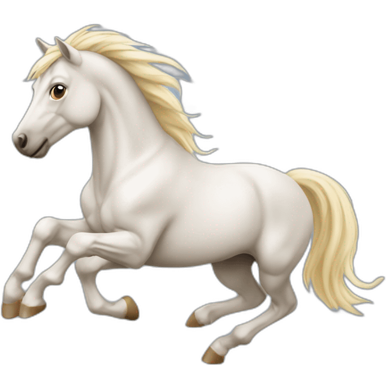 Cheval au galop emoji