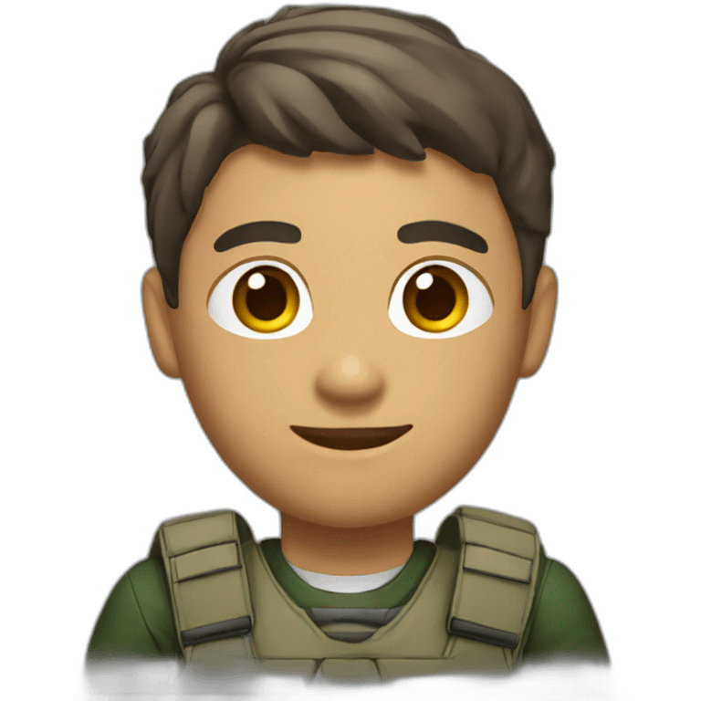 male high school student modern sporting tactical grip emoji