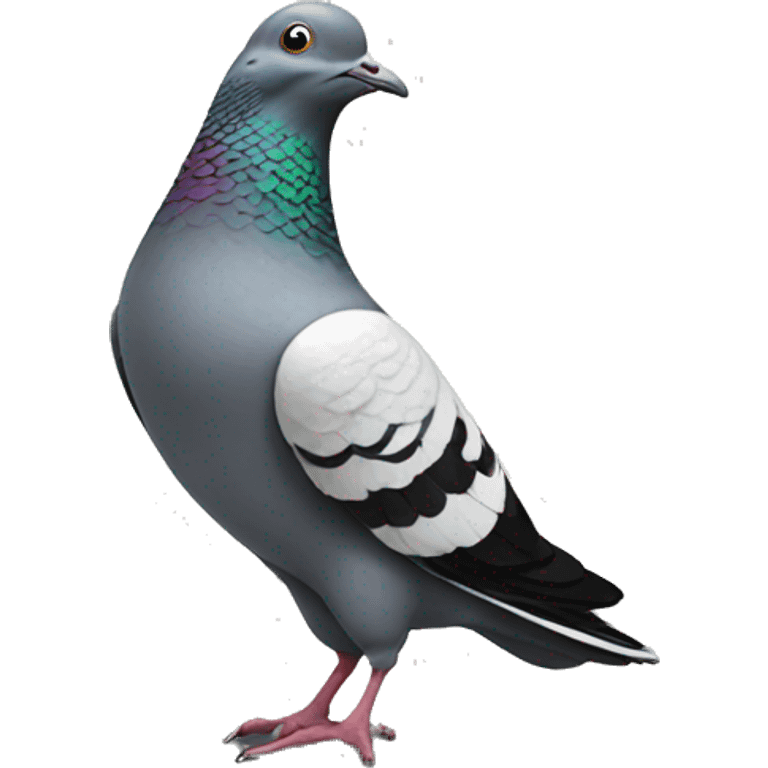 Dancing pigeon emoji