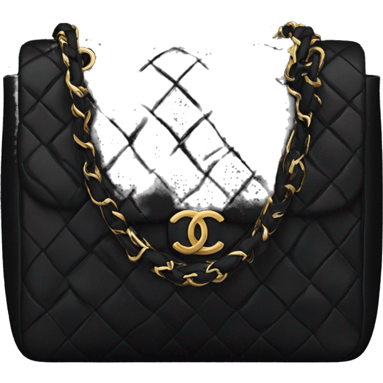 Chanel black bag emoji