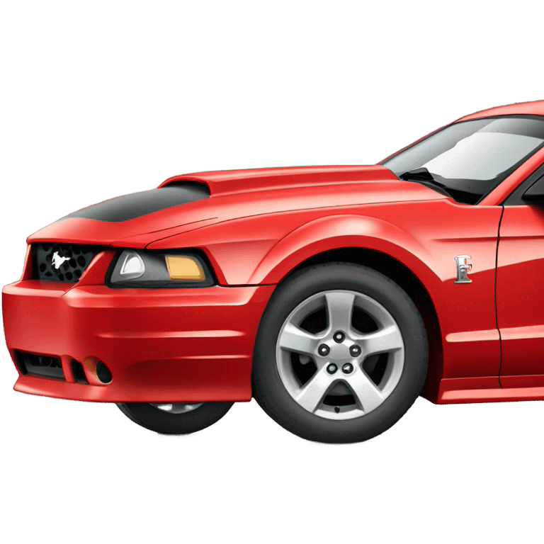 All red 2003 mustang  emoji