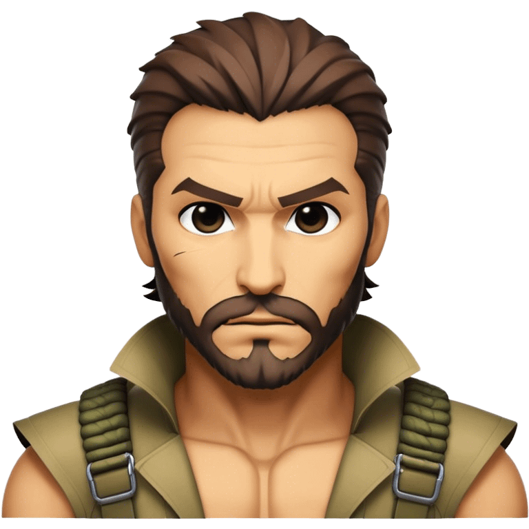 Venom snake from metal gear solid phantom pain emoji