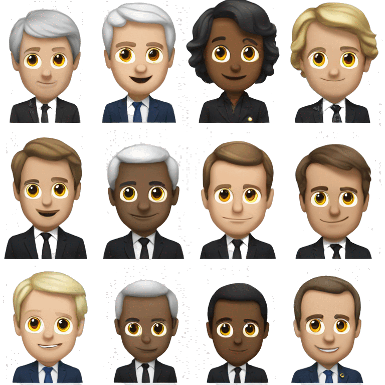 Emanuel Macron  emoji