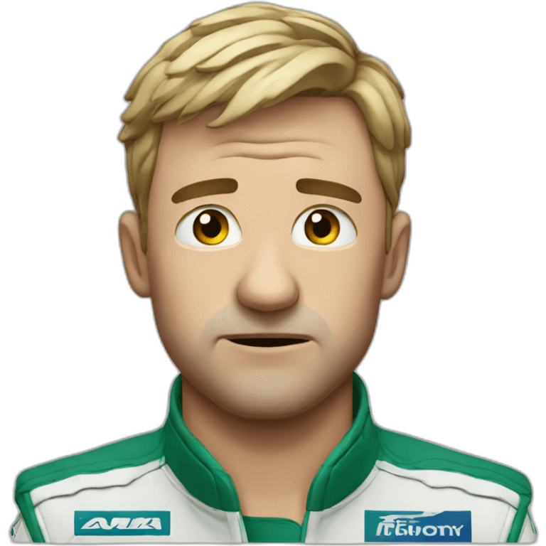 F1 driver crying emoji