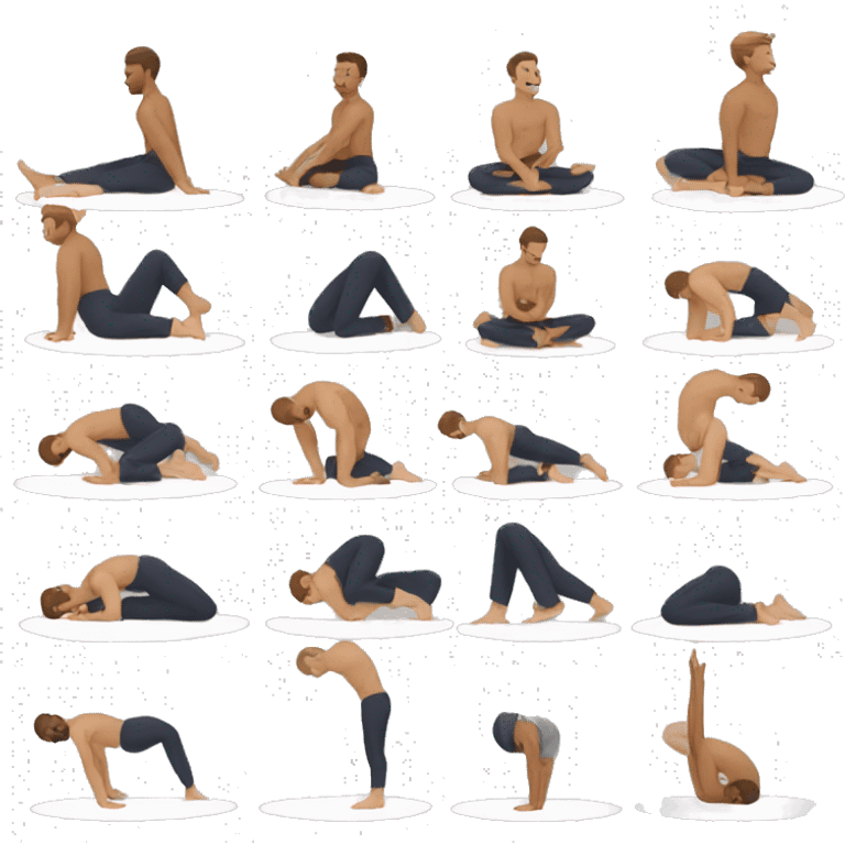 Gay yoga positions emoji