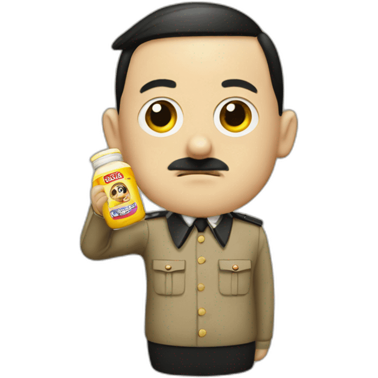 Hitler with mayonnaise  emoji