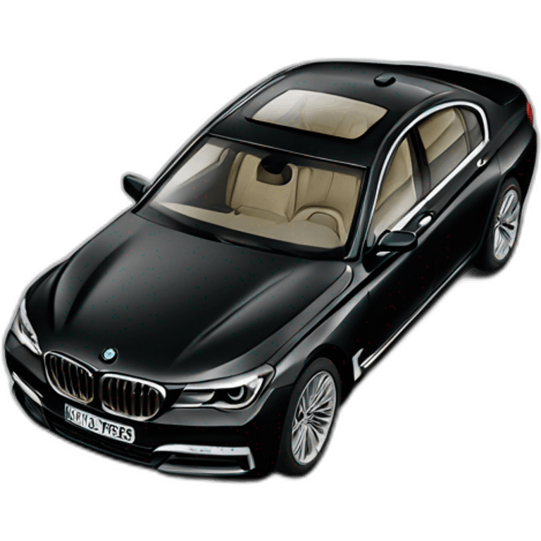 BMW 7 Series black emoji