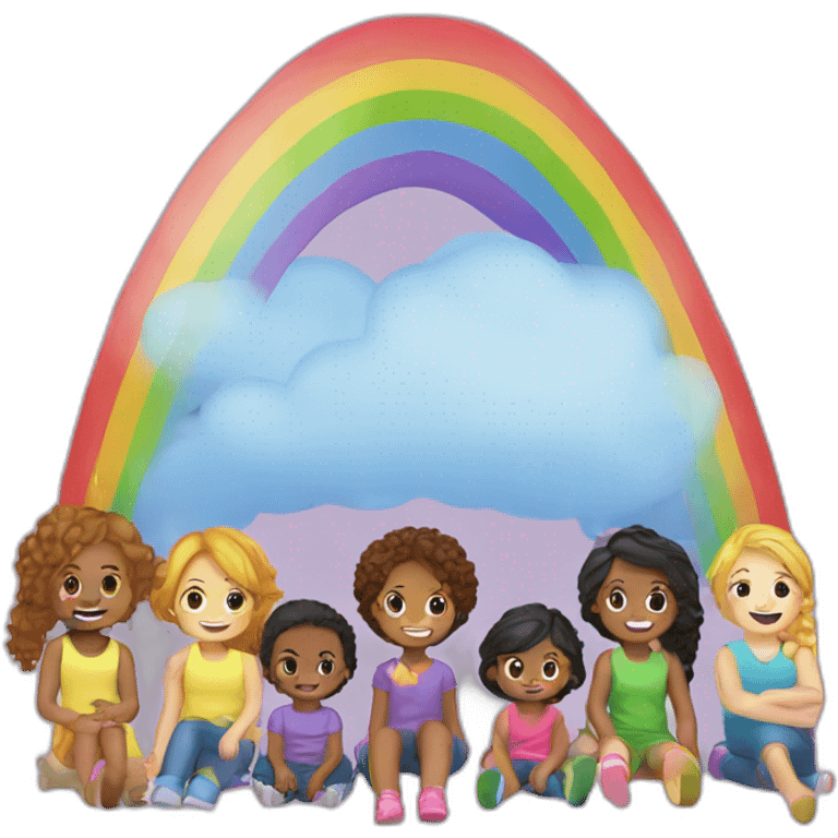 Rainbow pride children’s playgroup  emoji