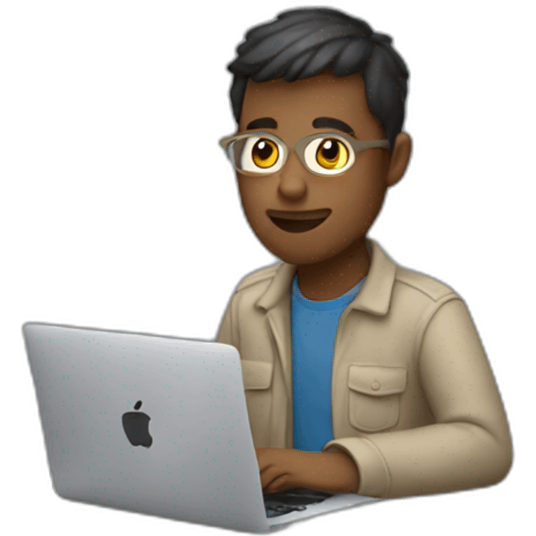 Developer with a MacBook emoji