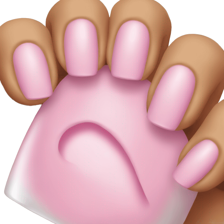 Pink nails  emoji