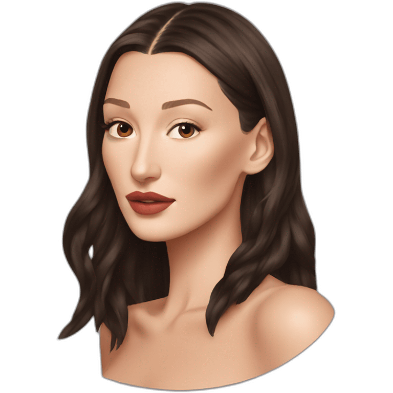 Bella Hadid emoji