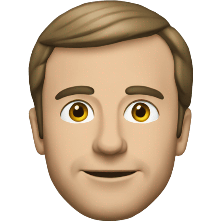 macron en cour de français  emoji