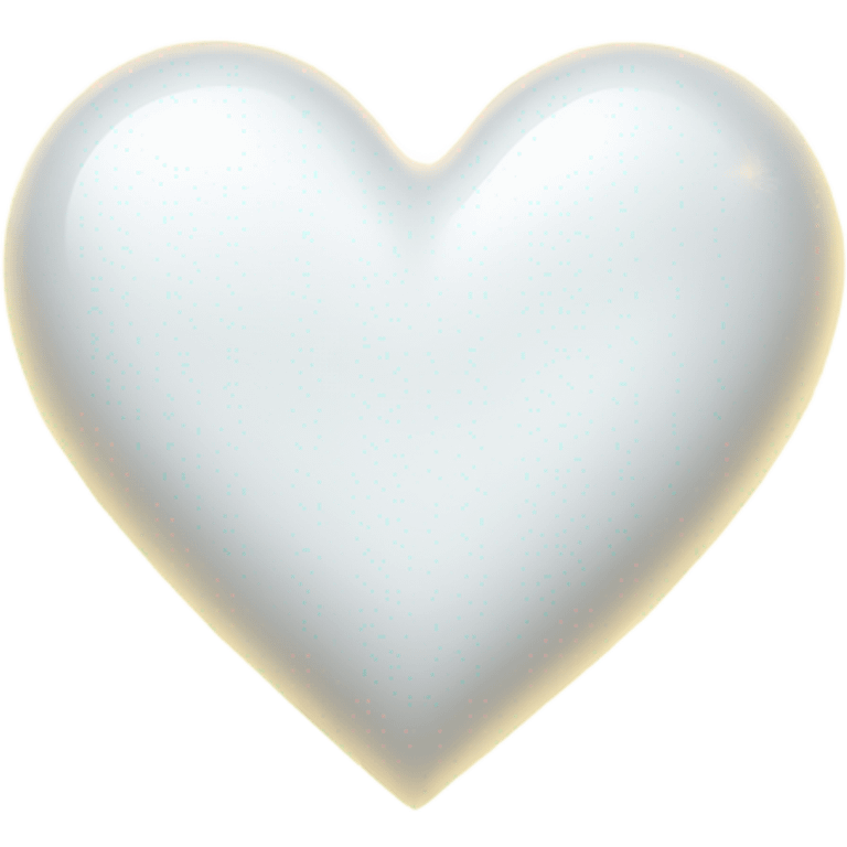 Sparkling white heart  emoji