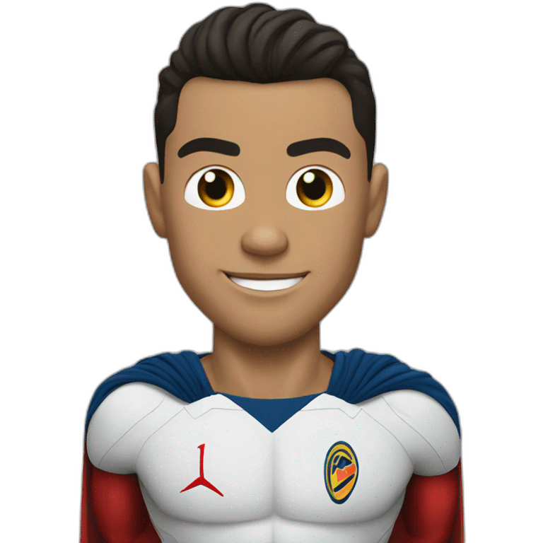 Ronaldo super man emoji