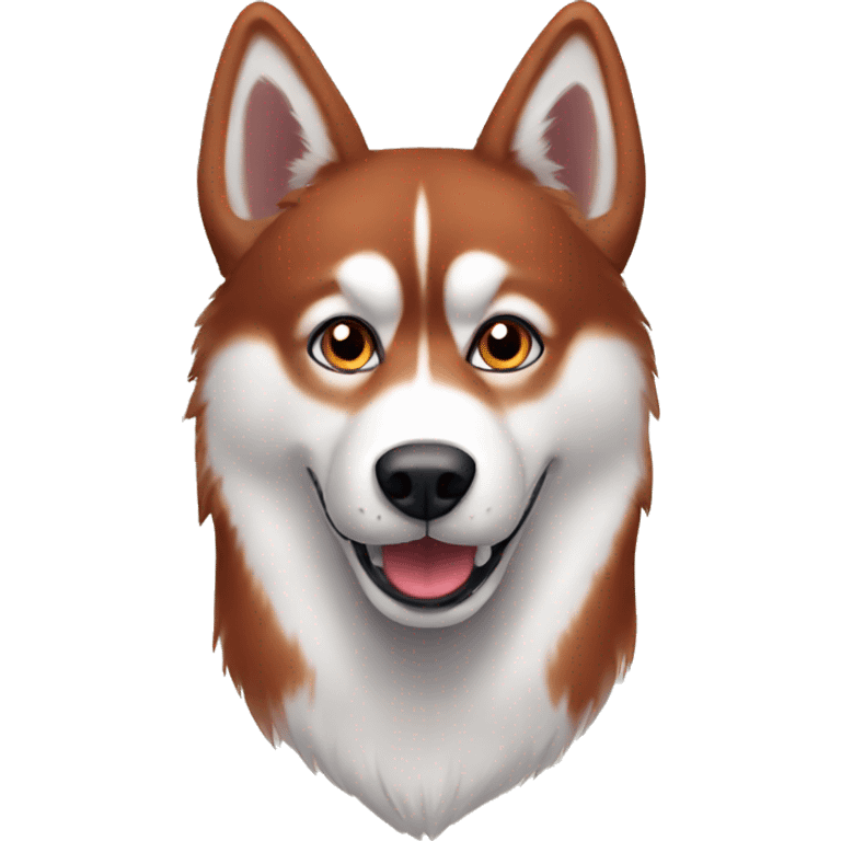 Red husky emoji