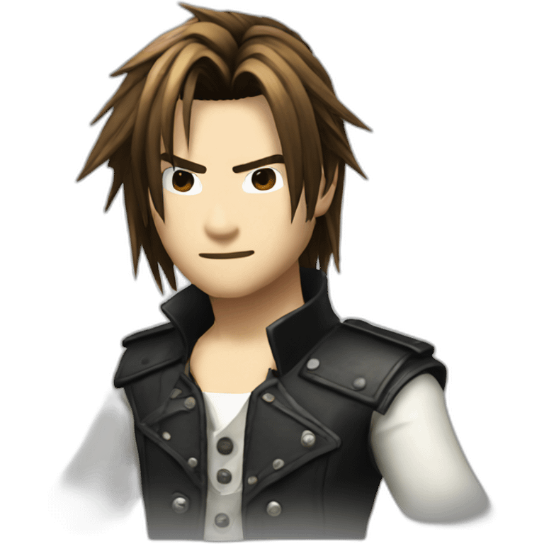 Squall from final fantasy 8 emoji