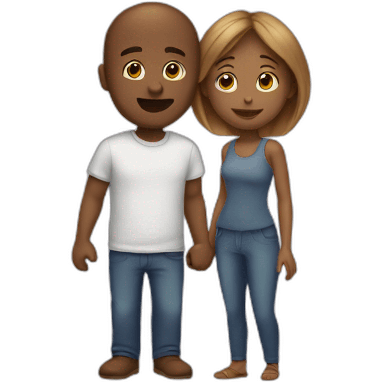 Couple qui s’embrasse emoji