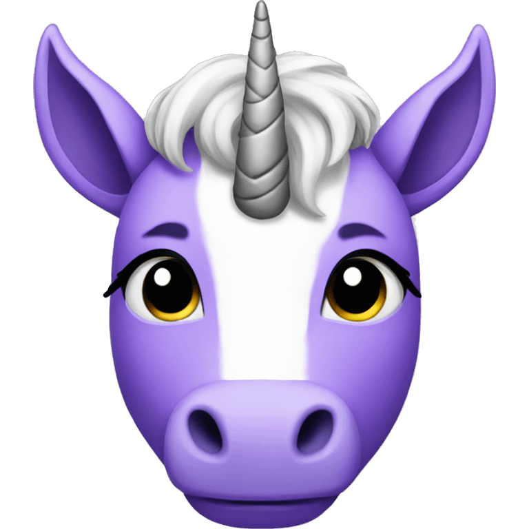 Purple Unicorn  emoji