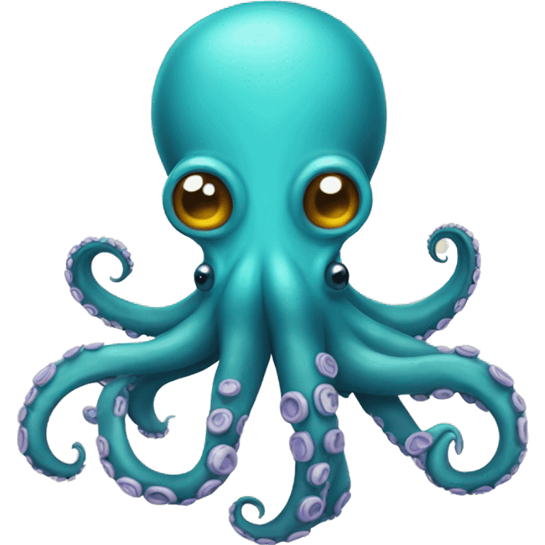 Octopus with a bow emoji