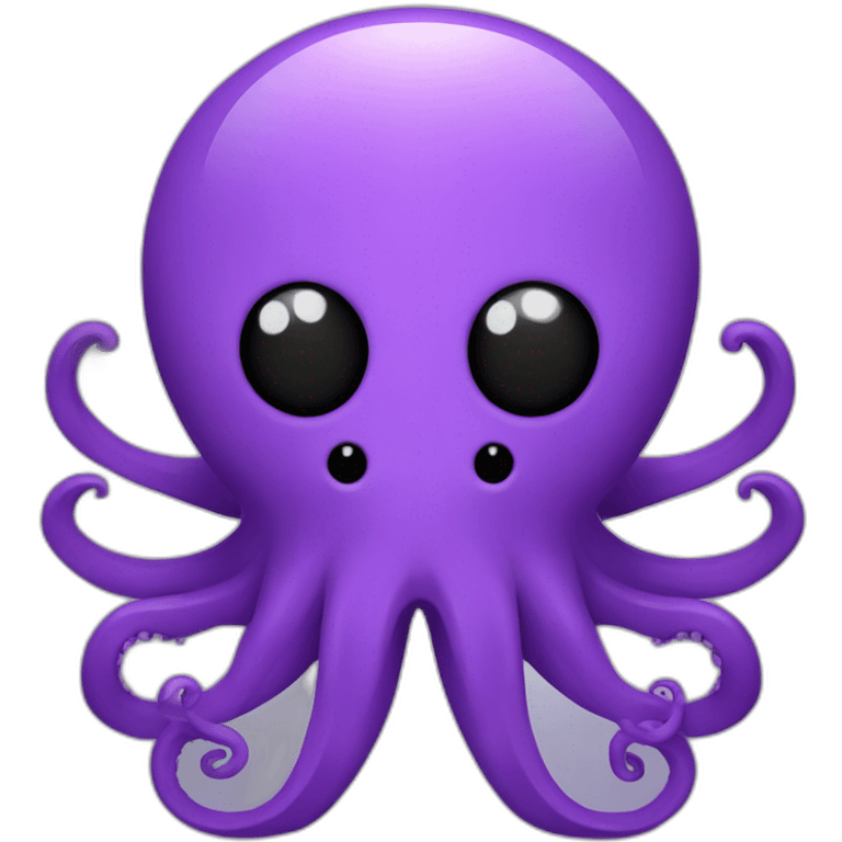 Octopus Computer Engineer purple octopus emoji