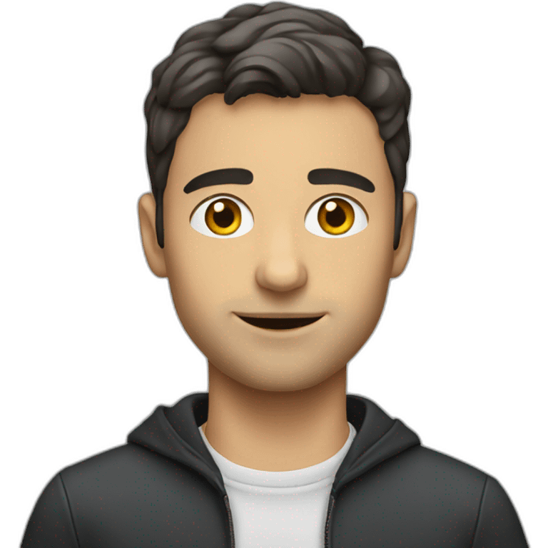 young spanish journalist man emoji