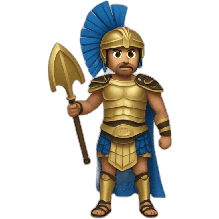 Greek warrior emoji