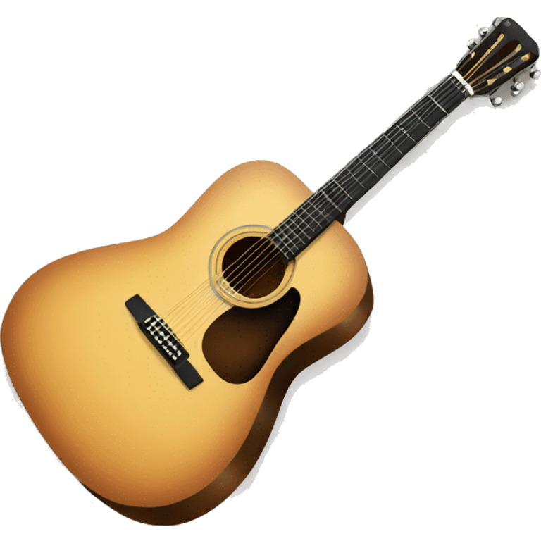 pretty acoustic guitar emoji