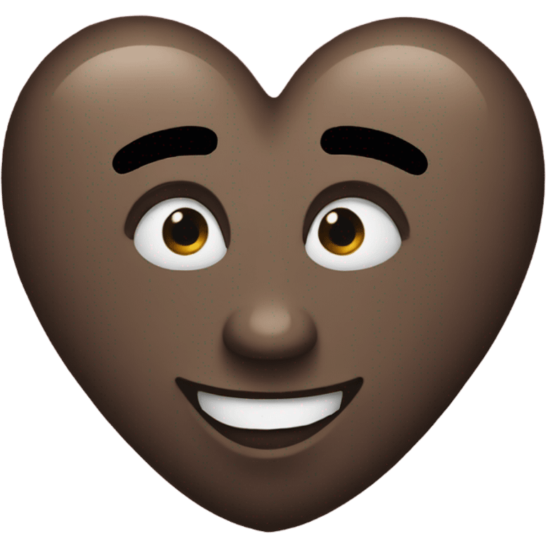 Heart with "PAAK" written on it emoji