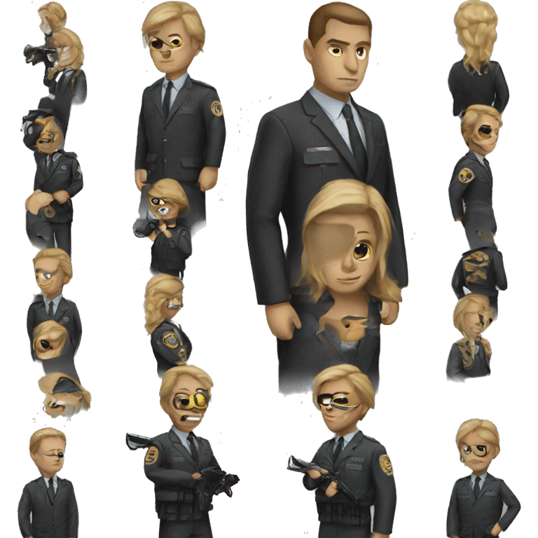 CS agent emoji