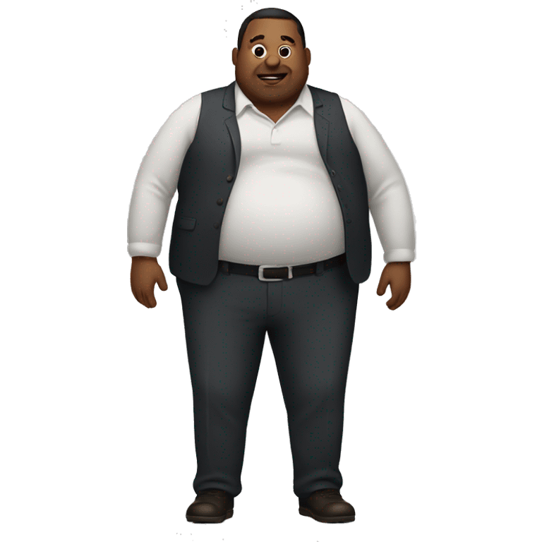 Man with big belly emoji