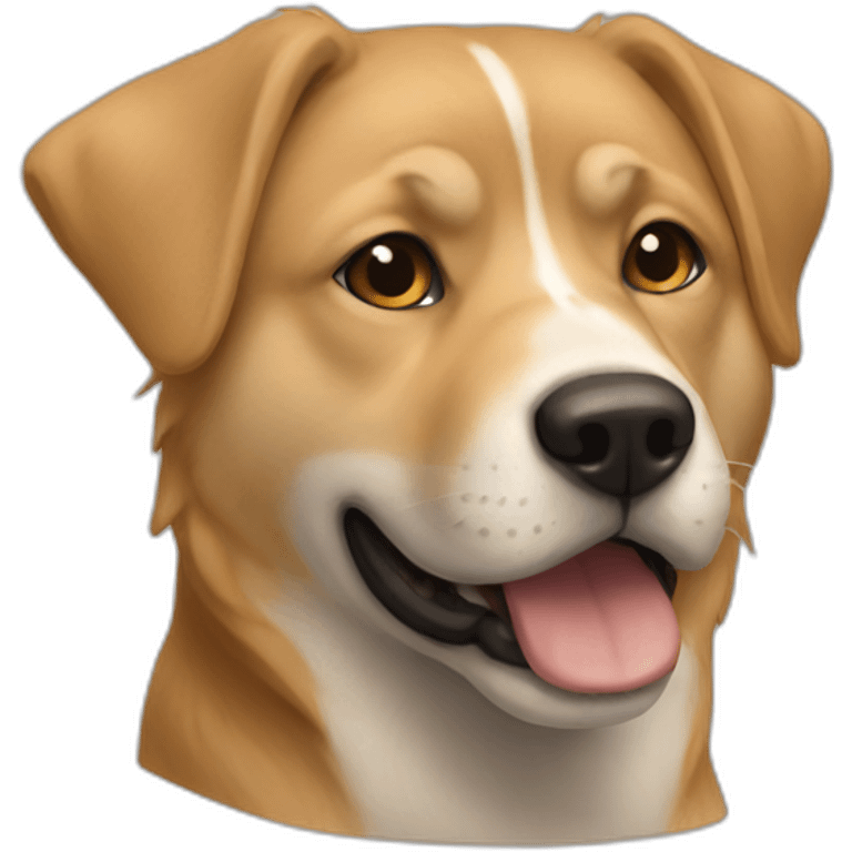 変な犬 emoji