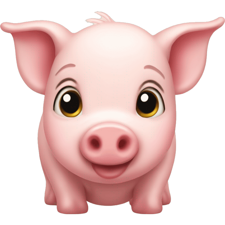 Cute little piglet emoji