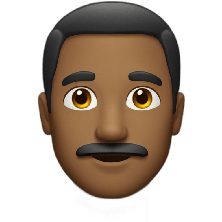 man with tiny black mustache emoji