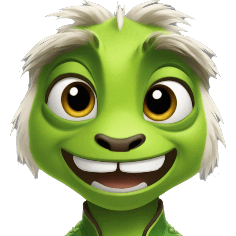 The Chameleon Kung Fu Panda 4 emoji