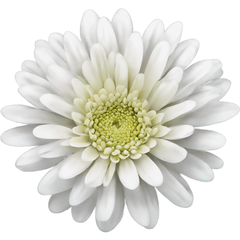 White chrysanthemum ￼ emoji