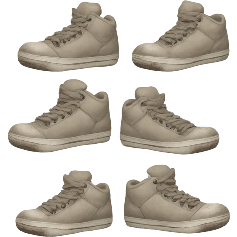 Very dirty sneakers  emoji