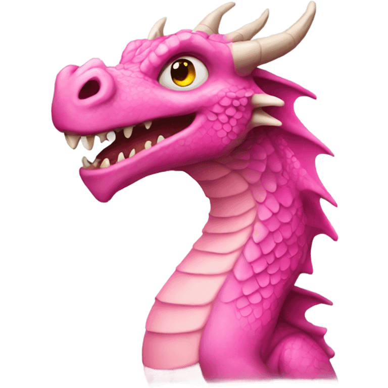 Pink dragon emoji