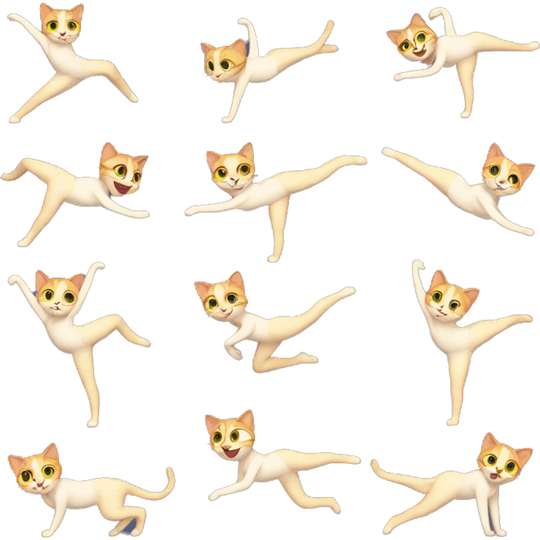 dancer cat emoji