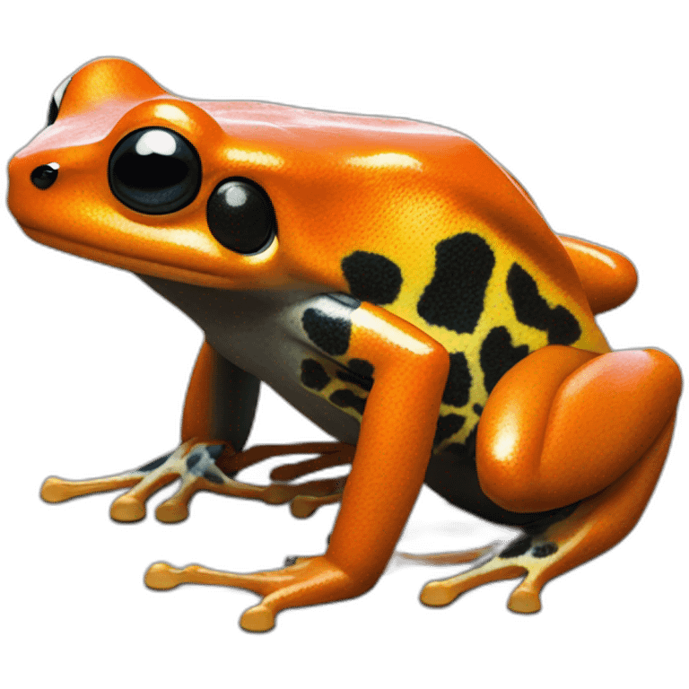 Dart frog oophaga pumilio emoji