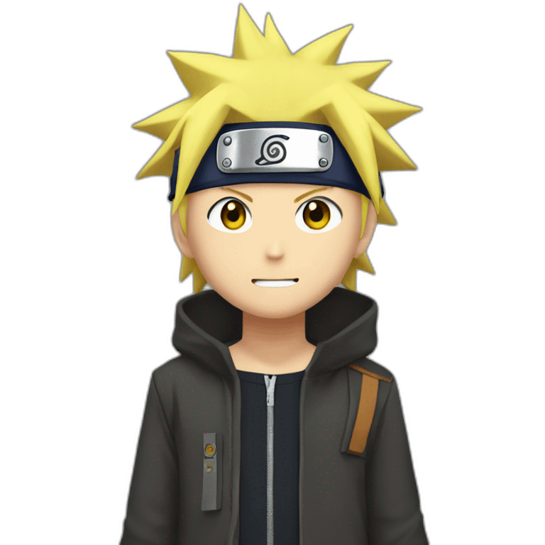 naruto on minato emoji